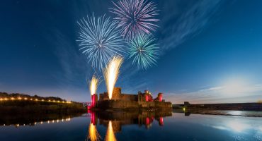 Caerphilly Castle Fireworks